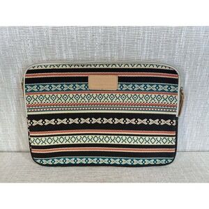 Kayond Bohemian Geometric Canvas Laptop Sleeve Case 13-14 inch 015-3